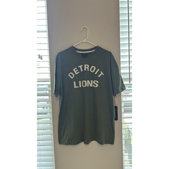 Fanatics Detroit Lions Mens Large Green T Shirt New With Tags - Picture 1 of 4